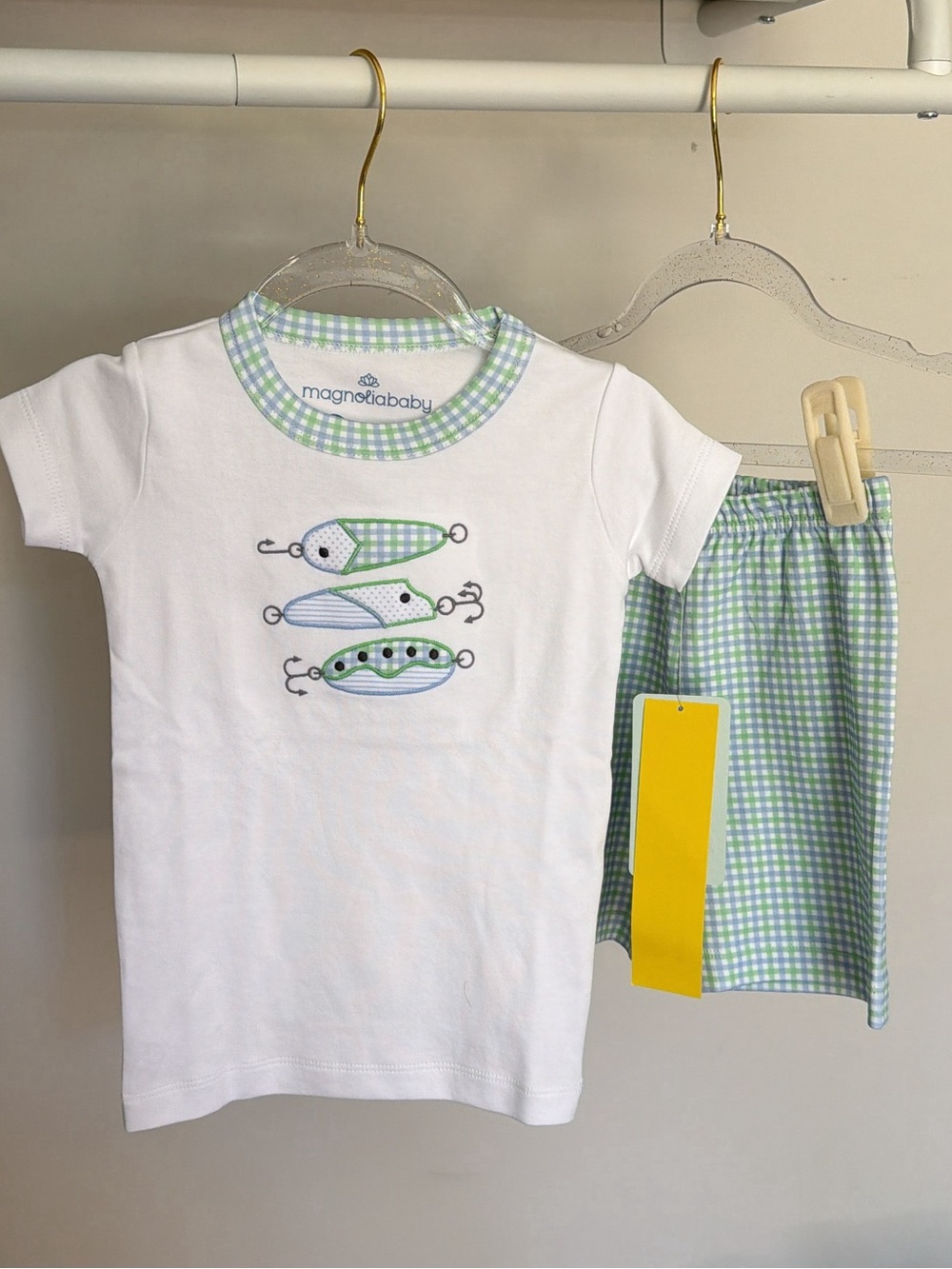 NWT Magnolia Baby PJ Set - Fishing Lures!